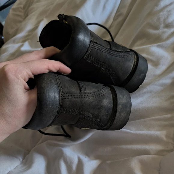 *Read Description* Timberland Boys Black Boots, Need scrubbed up some more! - Picture 8 of 8